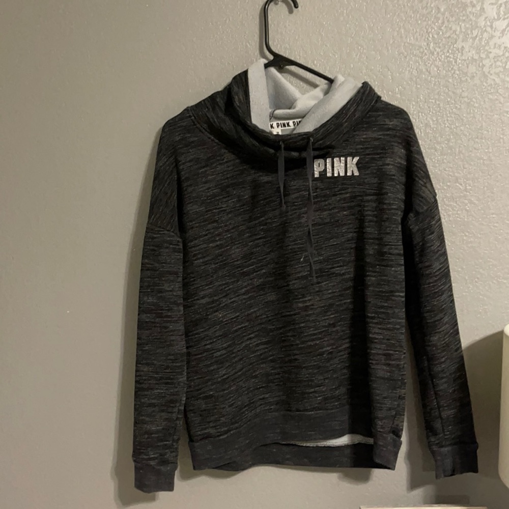 pink hoodie